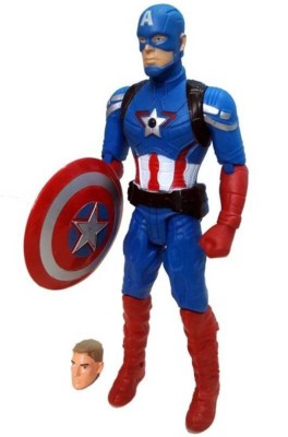 

M.A.PRODUCTS Super Hero Captain America Action Figure For Your Little Kids(Multicolor)