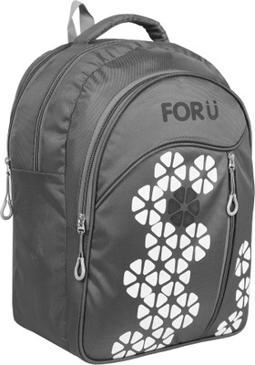 

Favria Fleur Series 32 L Laptop Backpack(Grey, White)