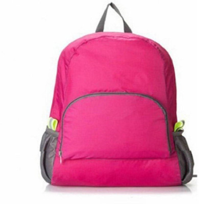 

Anshika International parachute pink college backpack 20 L Backpack(Pink)