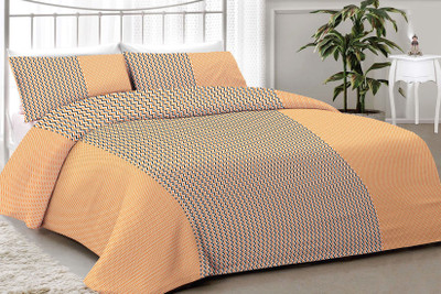 

Minu Bedsheets 120 TC Cotton Double Motifs Bedsheet(Pack of 1, Yellow)
