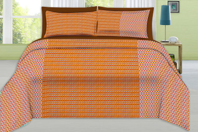 

Minu Bedsheets 120 TC Cotton Double Motifs Bedsheet(Pack of 1, Yellow)