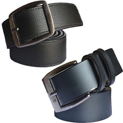 

LOOPA Men Formal Black Synthetic Belt