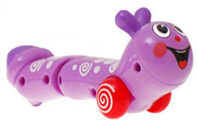 

M-Alive Happy Caterpillar Colorful Wind Up Clockwork Infant baby's Toy Non-electric Bouncer(Multicolor)