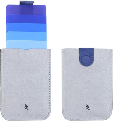 

Allocacoc Dax Wallet 6 Card Holder(Set of 1, Blue)