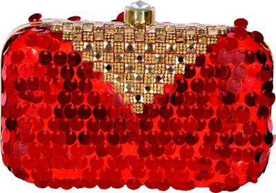 

DUCHESS Party Maroon Clutch