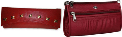 

Rapidcostore Casual Red, Maroon Clutch, Maroon;red