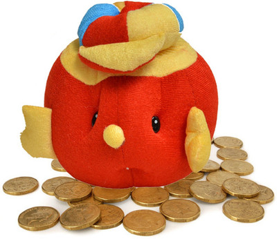 

Kuber Industries "Kids storage box,Candy box,Piggy Bank,Toffee Box, Return Gift in Tady shape Coin Bank(Red)