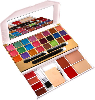 

MITENO mars Makeup kit 24 eyeshadow,2 blusher,2 compact powder,4lipgloss
