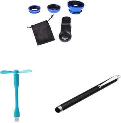 

MINIFOX FAN, MOBILE LENS, TOUCH SCREEN STYLUS PEN Combo Set