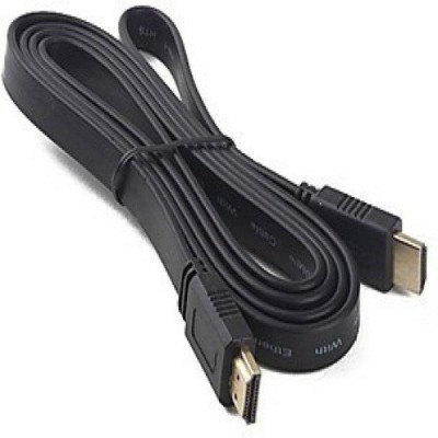 

VU4 1.5 M FLAT M TO M 1.4 Version HDMI Cable (Black) HDMI Cable(Compatible with Mobile, Laptop, Tablet, Mp3, Gaming Device, Black)