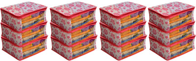 

Kuber Industries Designer Non Woven Saree Cover Pink Floral Design PinkNWSC08(Pink)