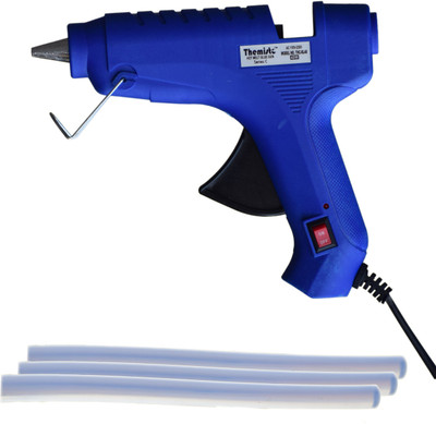 

Themisto Hot Melt Glue Gun 40 Watt With On Off Switch & With 3 Hot Melt Glue Sticks THC-BL40T03 Standard Temperature Corded Glue Gun(11 mm)