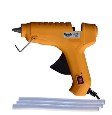 

Themisto Hot Melt Glue Gun 40 Watt With On Off Switch & With 3 Hot Melt Glue Sticks THC-Y40T03 Standard Temperature Corded Glue Gun(11 mm)