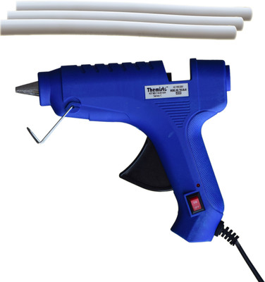 

Themisto Hot Melt Glue Gun 40 Watt With On Off Switch & With 3 White Milky Hot Melt Glue Sticks THC-BL40M03 Standard Temperature Corded Glue Gun(11 mm)