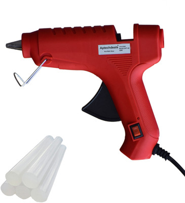 

ApTechDeals Hot Melt Glue Gun 40 Watt With On Off Switch & With 5 Hot Melt Glue Sticks APC-R40T05 Standard Temperature Corded Glue Gun(11 mm)