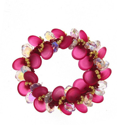 

Anuradha Art Jewellery Rubber Band Rubber Band(Pink)