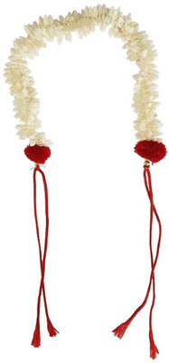 

Confidence New Style Juda Bun Decoration Hair Gajra For Bridal Accessories For Girls Bun(White, Red)