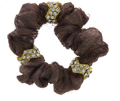 Anuradha Art Jewellery Rubber Band Rubber Band(Purple)
