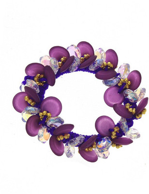 

Anuradha Art Jewellery Rubber Band Rubber Band(Purple)