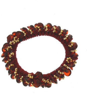 

Anuradha Art Jewellery Rubber Band Rubber Band(Brown)