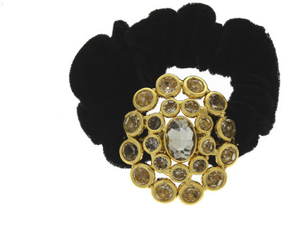 

Anuradha Art Jewellery Rubber Band Rubber Band(Gold, Black)