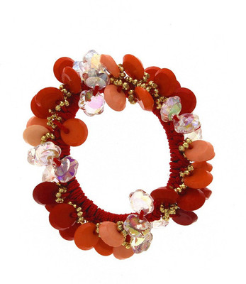

Anuradha Art Jewellery Rubber Band Rubber Band(Red)