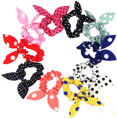 

Perfect shopo 10pcs Women Baby Girl kids Elastic Hair Bands Bunny Headband Rabbit Ear Hair Band(Multicolor)