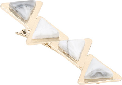 

Hair Drama Company Geometric Hair Pin - Grey for Women and Girls Hair Pin(Grey)