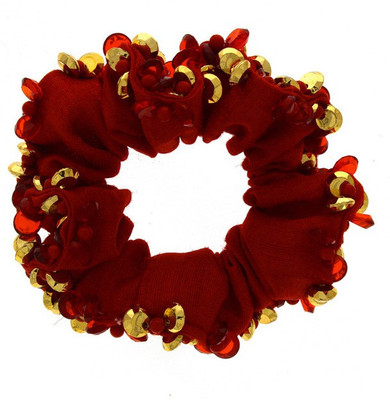 

Anuradha Art Jewellery Rubber Band Rubber Band(Red)
