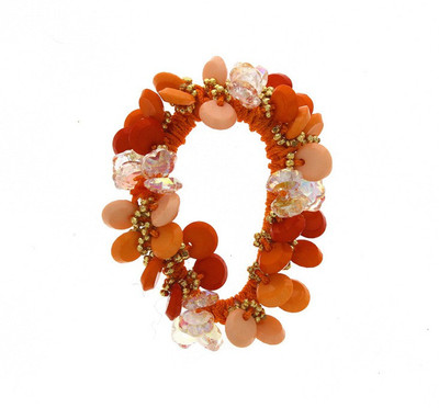 

Anuradha Art Jewellery Rubber Band Rubber Band(Orange)