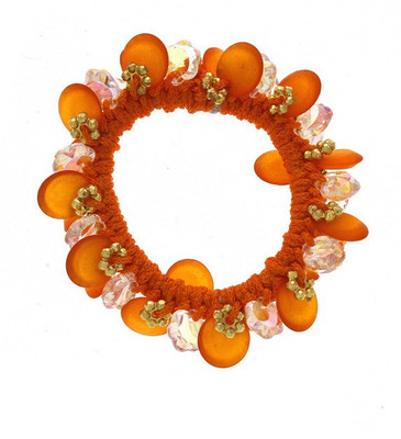 

Anuradha Art Jewellery Rubber Band Rubber Band(Orange)