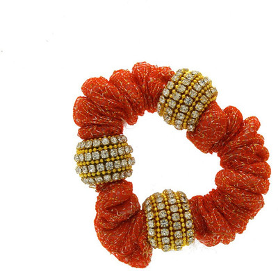 

Anuradha Art Jewellery Rubber Band Rubber Band(Orange)