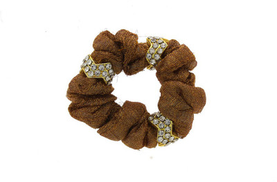 

Anuradha Art Jewellery Rubber Band Rubber Band(Brown)
