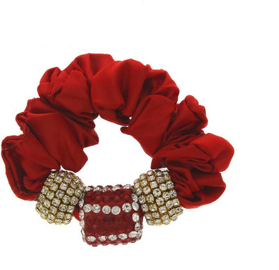 

Anuradha Art Jewellery Rubber Band Rubber Band(Red)