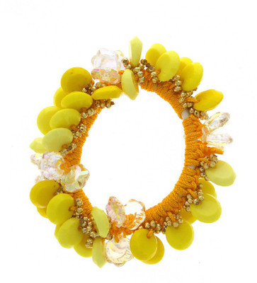 

Anuradha Art Jewellery Rubber Band Rubber Band(Yellow)