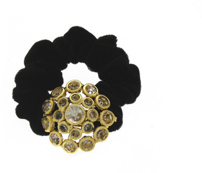 

Anuradha Art Jewellery Rubber Band Rubber Band(Gold, Black)