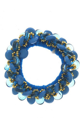 

Anuradha Art Jewellery Rubber Band Rubber Band(Blue)