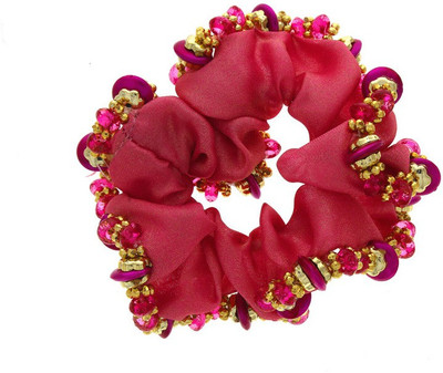 

Anuradha Art Jewellery Rubber Band Rubber Band(Pink)