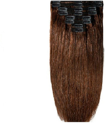

Confidence Real Human Clip On Extensions120 grams Super Easy To Use, Instant Length And Volume Can Be Customized For Length And Colour (20 inch, Medium Brown) Hair Extension