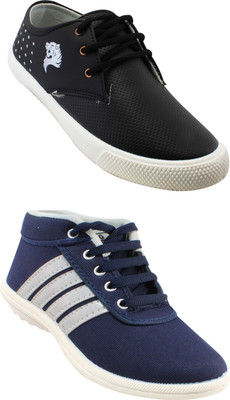 

Claptrap Boys Lace Sneakers(Black, Blue