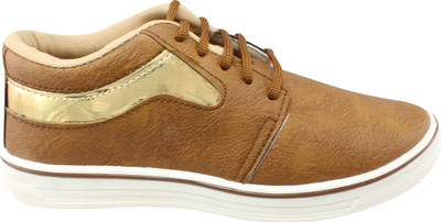 Claptrap Boys Lace Casual Boots(Brown, Tan