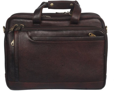

bayed 16 inch Laptop Messenger Bag(Brown)