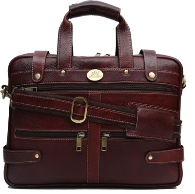 

Bull Kraft 14 inch Laptop Messenger Bag(Brown)
