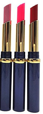 

ADS Set of 3 waterproof lipstick multicolor(Multicolor, 1.5 ml)