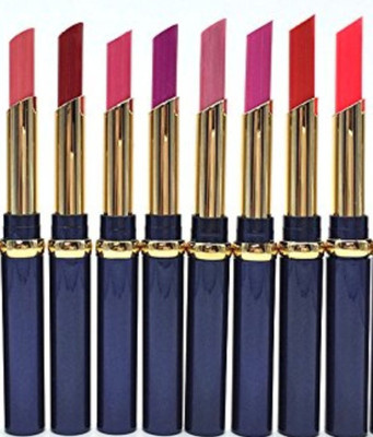 

ADS Set of 8 waterproof lipstick multicolor(Multicolor, 1.5 ml)