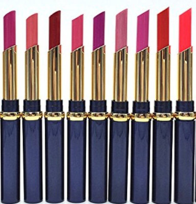 

ADS Set of 9 waterproof lipstick multicolor(Multicolor, 1.5 ml)