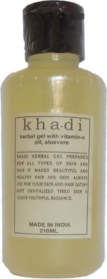 

Khadi Herbal gel with vitamin e oil & aloevera 210ml(210 ml)