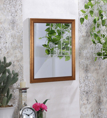 

Painting Mantra Copper Warnish Decorative Mirror(Rectangle)