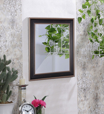

Painting Mantra Art Street Wall Black Perl Decorative Mirror(Rectangle)