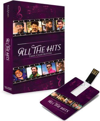 

Music Card : ALL THE HITS – TAMIL CHARTBUSTERS - USB (320 kbps MP3 Audio) Pendrive Standard Edition(Tamil - Various)